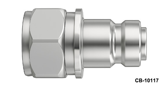 CB-10117 male coupling – ultra high pressure quick connect with DN 2.5 flow diameter
