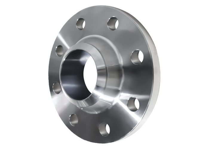 Neck Butt-Welding Flange มีคอทรงโคนที่เชื่อมต่อกับท่อหรือกระบอก