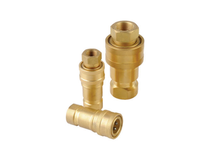 เปิดปิดประเภทททองเหลือง ไฮดรอลิกคัพพลายด่วน ISO7241B