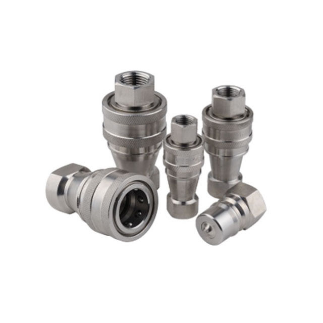 AU หรือ EPDM Hydraulic Quick Adapter สําหรับการใช้งานแก๊ส อุณหภูมิการทํางาน -20-100 °C