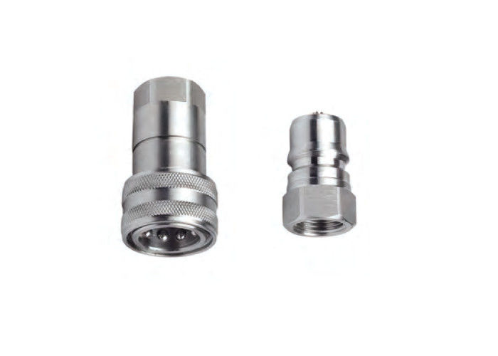 316 สแตนเลส ประเภทปิด ไฮดรอลิก Quick Coupler 1/2 '' CB-1 ซีรีส์
