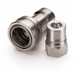 สายเชื่อมตัดสายกันเร็วแบบอุตสาหกรรม 2 ด้าน สายเชื่อมต่อ NPT/BSP สาย 1/8