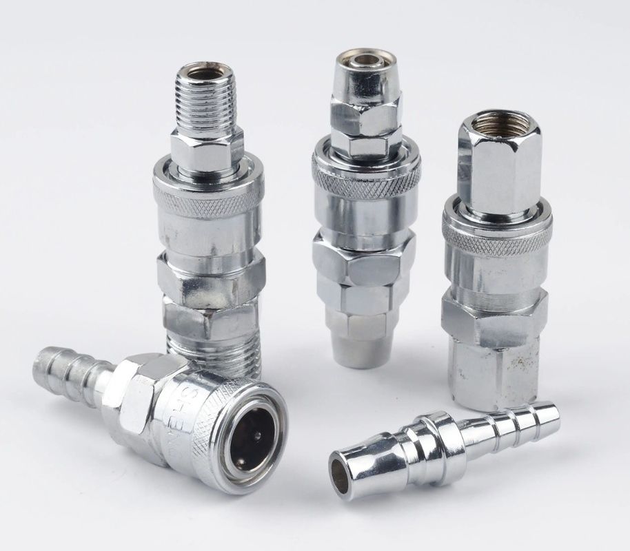 เครื่องเชื่อมต่อการเชื่อมเร็วแบบปนูมาติกประเภทอุตสาหกรรม BSPP / NPT / G Thread 1.0MPa Nitto / Cejn / Rectus เหมาะสม
