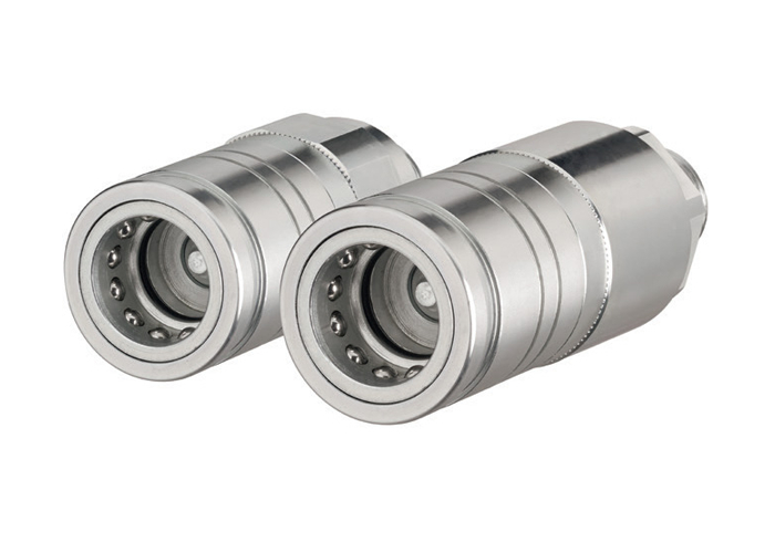 ข้อต่อเร็วไฮดรอลิก PPK ISO 7241-1 A ซีรีส์โคน - 250 บาร์ เหล็กกล้าล็อคบอล สำหรับเครื่องจักรกลหนัก